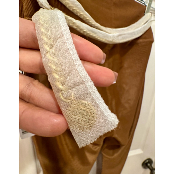 WeWoreWhat Leggings Size S Brown Chain High Rise - Picture 7 of 9